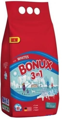 Bonux 80dávek /6kgWhite polar Ice fresh | Prací prostředky - Prací prášky